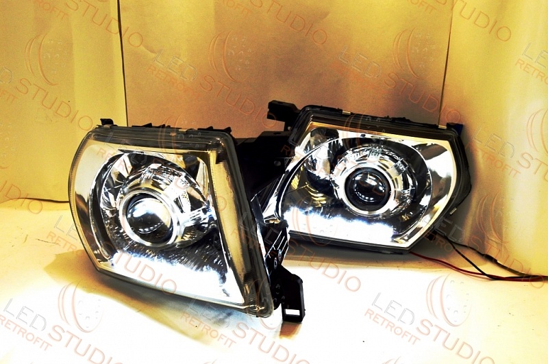 Проект биксеноновых фар Nissan Patrol GR Y61 ORBIT 99-05